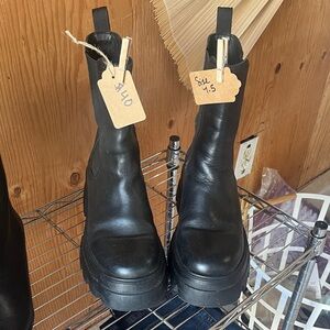 Thursday Boot Company Black Heeled Boots